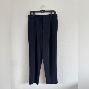 Uniqlo Women's Drape Tapered Ankle Pants in Navy
